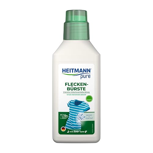 HEITMANN pure Vegan Stain Brush 250ml (8.45 oz) - Stain Remover with Vegetable Soap | Made in Germany Beauty & Personal Care HEITMANN pure