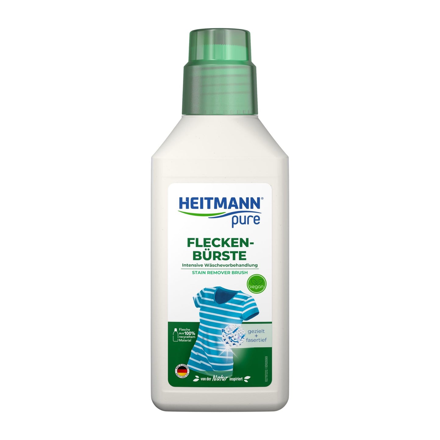 HEITMANN pure Vegan Stain Brush 250ml (8.45 oz) - Stain Remover with Vegetable Soap | Made in Germany Beauty & Personal Care HEITMANN pure