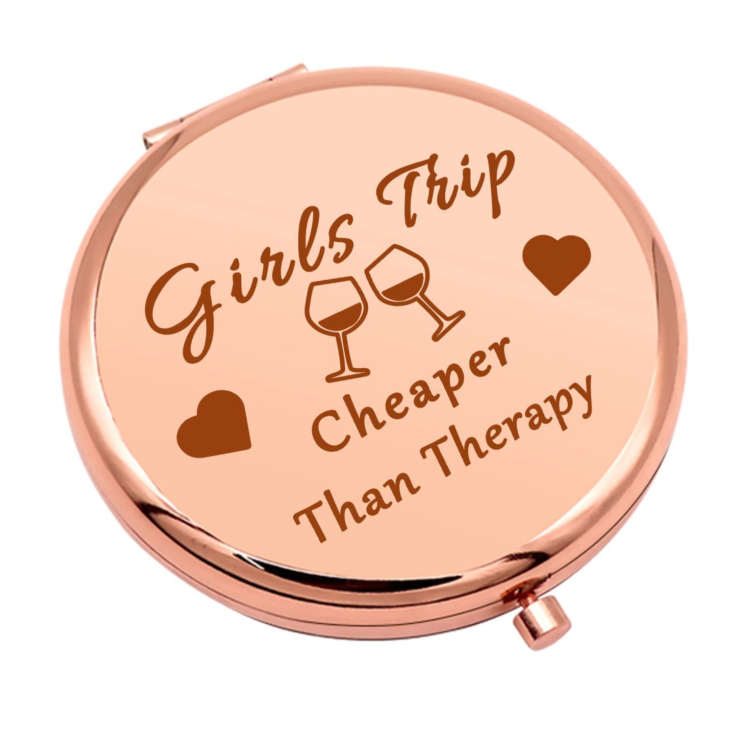 Girls Trip Gifts Weekend Gifts Trip Gift for Teens Bestie Daughter Travel Makeup Mirror for Best Friends Sister Girls Getaway Gift Friendship Compact Beauty & Personal Care Mwphuy