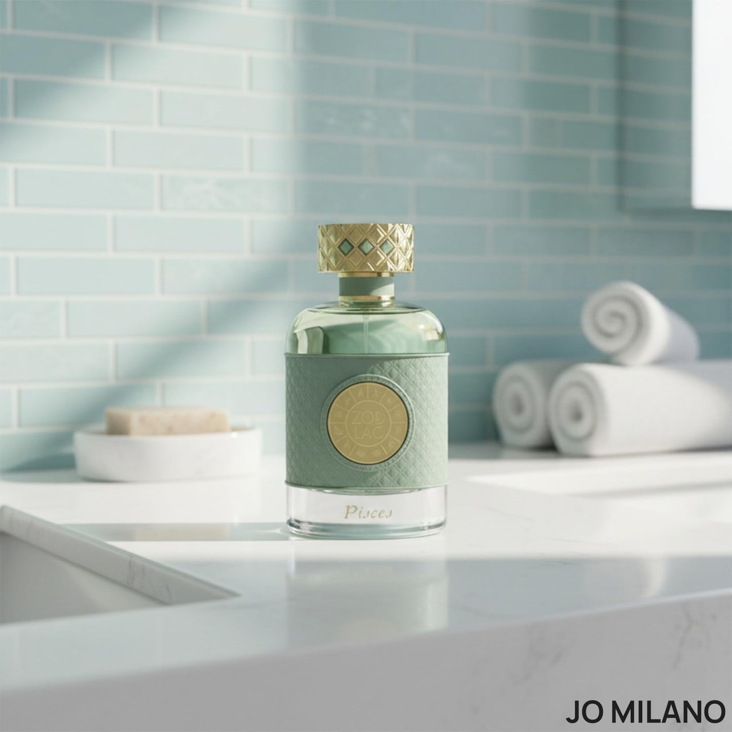 Jo Milano Zodiac Pisces Eau De Parfum Spray | 3.4 oz (100ml) | Sweet, Coconut, Vanilla, Oud, Warm, Mint Scent | Long Lasting Fragrance for Women Beauty & Personal Care Jo Milano