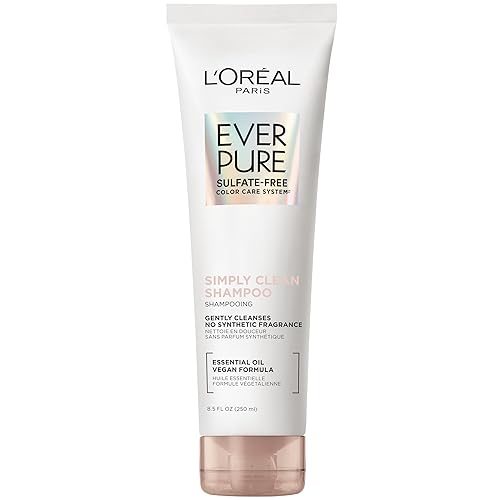 L'Oreal Paris EverPure Sulfate Free Simply Clean Shampoo, Hydrating Hair Care with Rosemary Essential Oils, 8.5 Fl Oz Beauty & Personal Care L'Oreal Paris