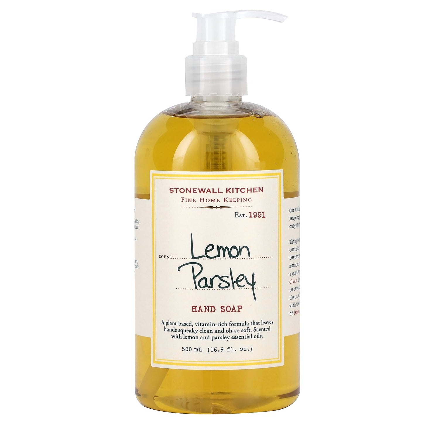 Stonewall Kitchen Lemon Parsley Hand Soap, 16.9 Ounce Beauty & Personal Care Stonewall Kitchen