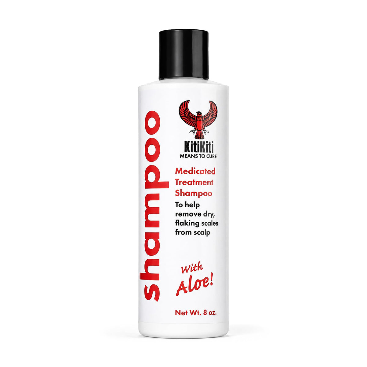 Kitikiti Shampoo Medicated Treatment Shampoo with Aloe 8 Oz