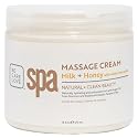 BCL SPA Massage Cream Organic Milk & Honey with White Chocolate Body Lotion, Shea Butter, Aloe Vera, Arnica, Peppermint, Kelp, Tea Tree, Olive, Argan Beauty & Personal Care BCL SPA