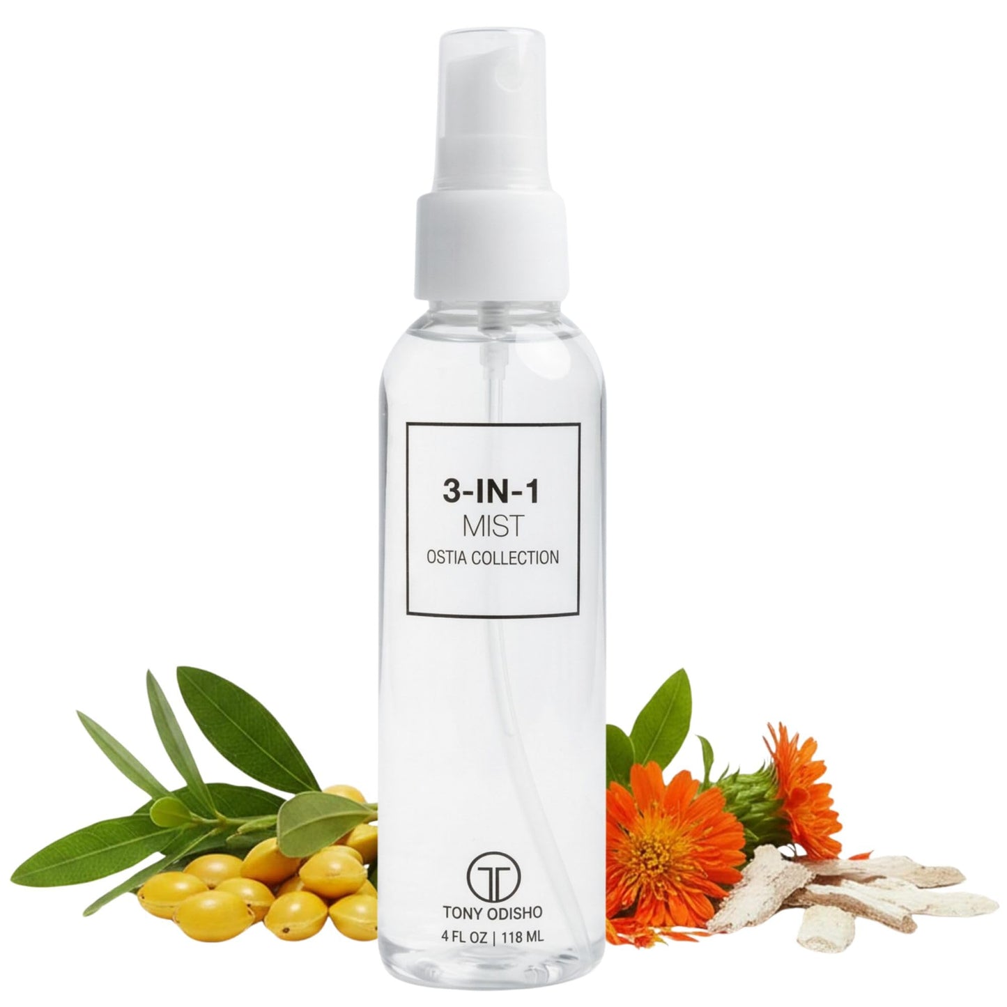 Tony Odisho 3-in-1 Detangling Hair Mist Spray - Great for All Hair Types and Extensions - Detangles, Adds Shine & Protects Against Heat - Use as Beauty & Personal Care Tony Odisho