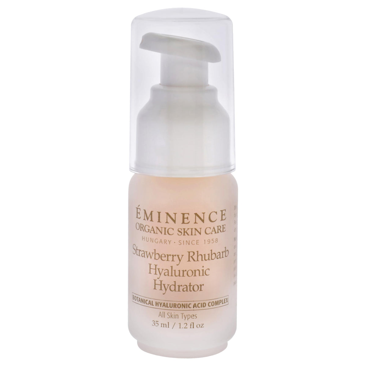 Eminence Strawberry Rhubarb Hyaluronic Hydrator for Unisex - 1.2 oz Cream