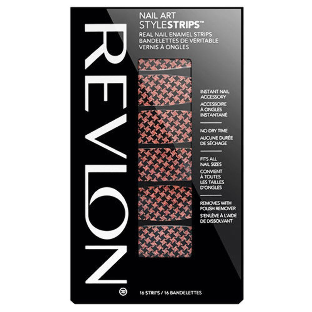 Revlon Nail Strips (fashion hound) 16 strips--- first one on left in picture Beauty & Personal Care REVLON