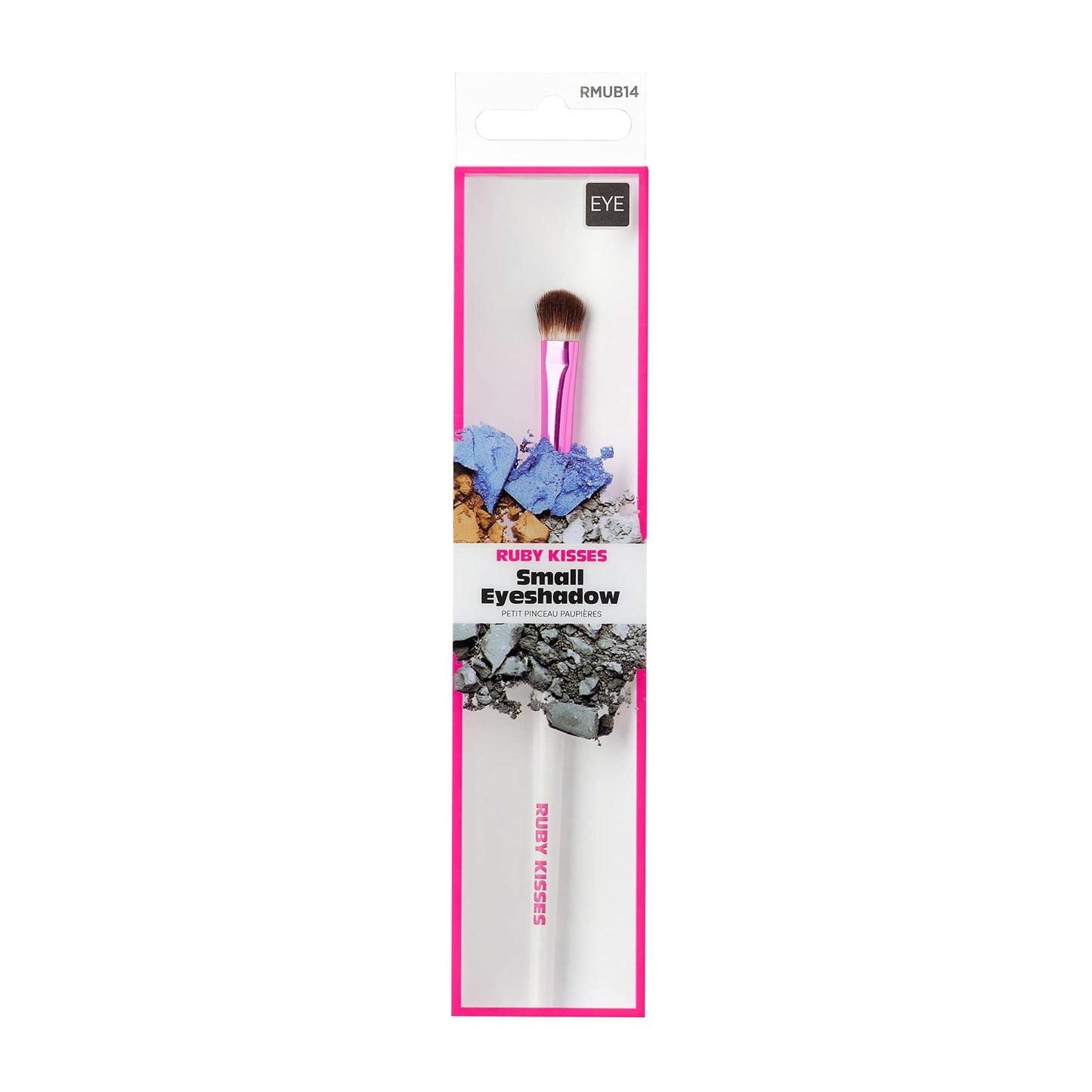 KISS Ruby Kisses Premium Small Eyeshadow Cosmetic Brush, Professional Quality Cruelty Free Make-Up Tool with Soft 100% Synthetic Bristles Beauty & Personal Care Ruby Kisses