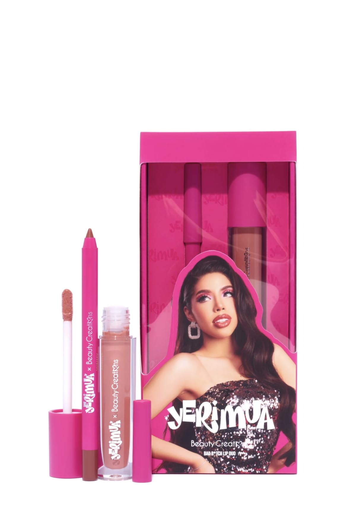 beautycreation bad b*tch lip duo, 1 Count (Pack of 1), brown Beauty & Personal Care Beauty Creations