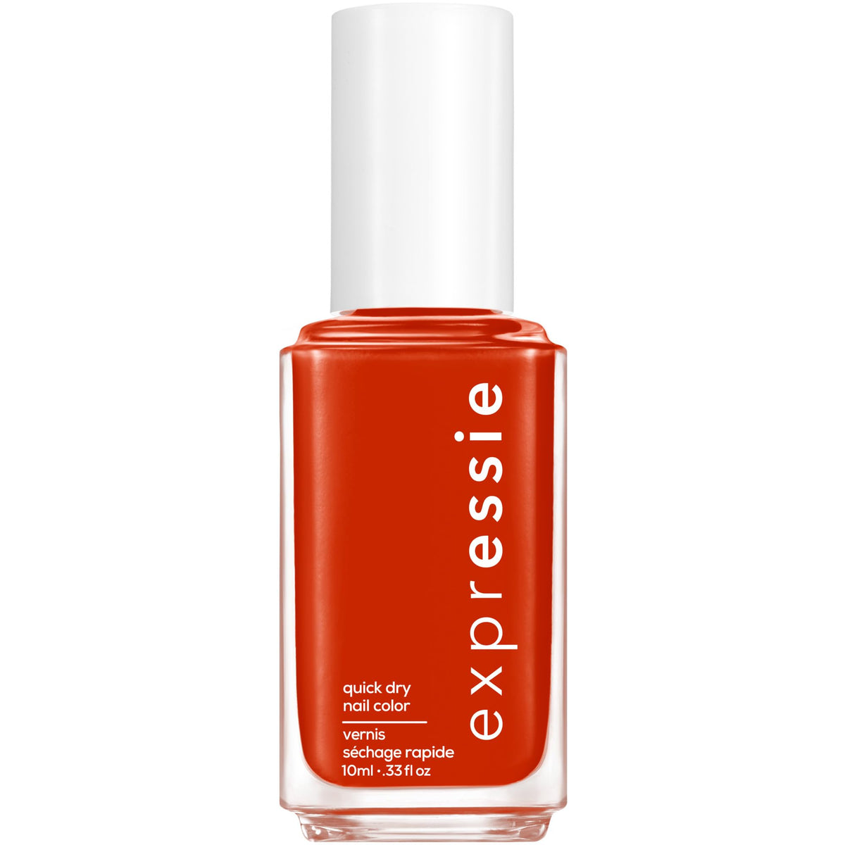 essie Expressie Nail Polish, Quick-Dry Bright Red Nail Polish, Vegan, Bold And Be Bold, 0.33 fl oz
