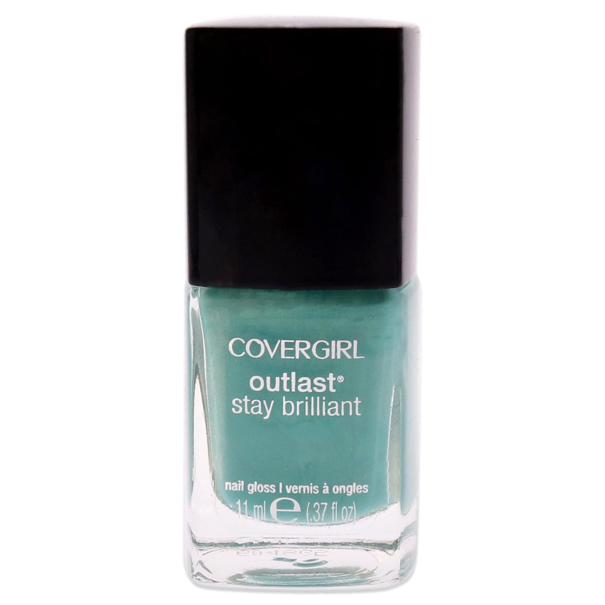 Covergirl Outlast Stay Brilliant Nail Gloss, Mint Mojito 285, 0.37 Ounce