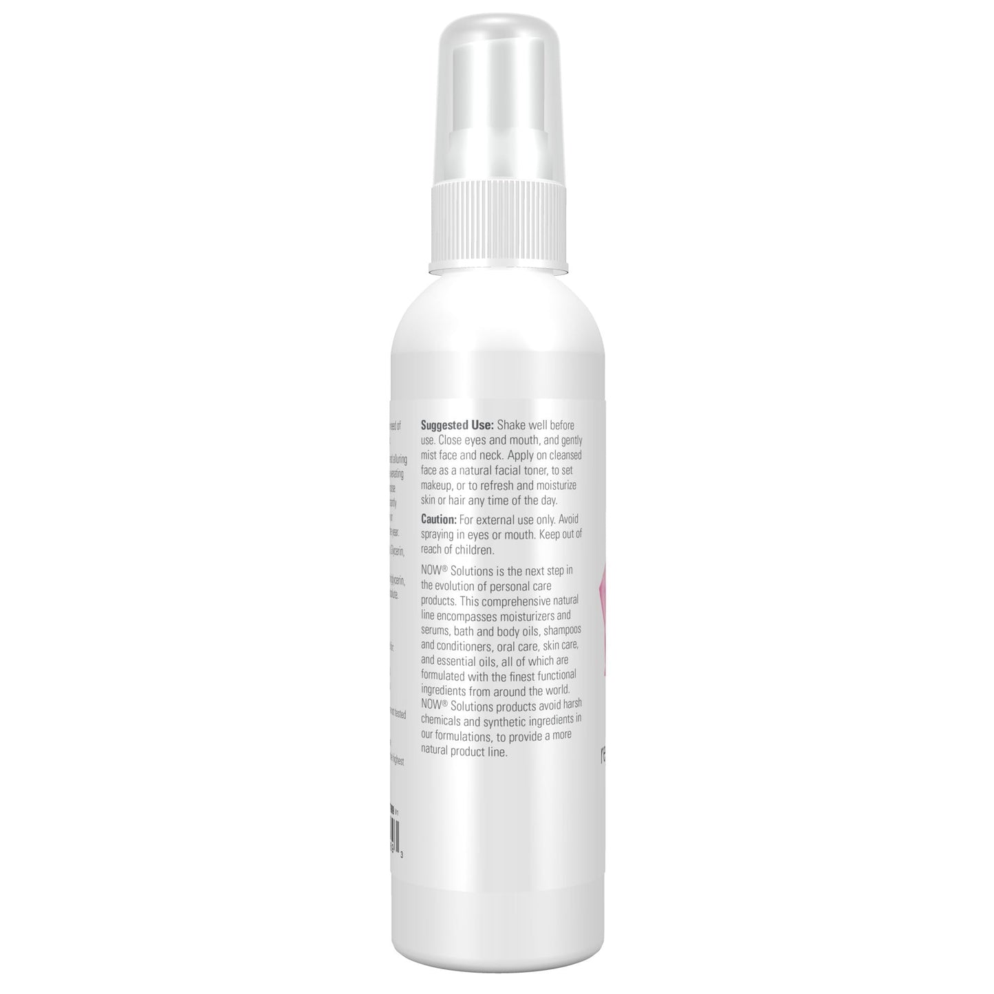 NOW Solutions Rosewater Rejuvenating Mist, Hydration and Rejuvenation Spray for All Skin and Hair Types, 4-Ounce Beauty & Personal Care NOW Foods