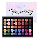 CHARMCODE 40 Colors High Pigmented Shimmer Matte Eyeshadow Makeup Palette Full Spectrum Artist Glitter Metallic Waterproof Creamy Blendable Eye Shadow Beauty & Personal Care CHARMCODE