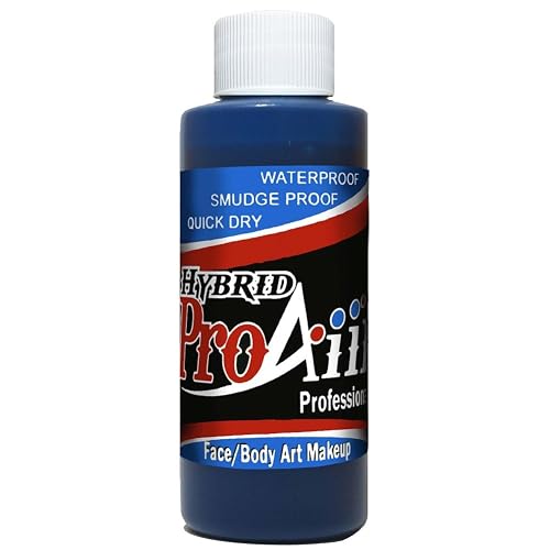 ProAiir Face and Body Painting Makeup - 2oz (60ml) Blue Beauty & Personal Care ShowOffs Body Art