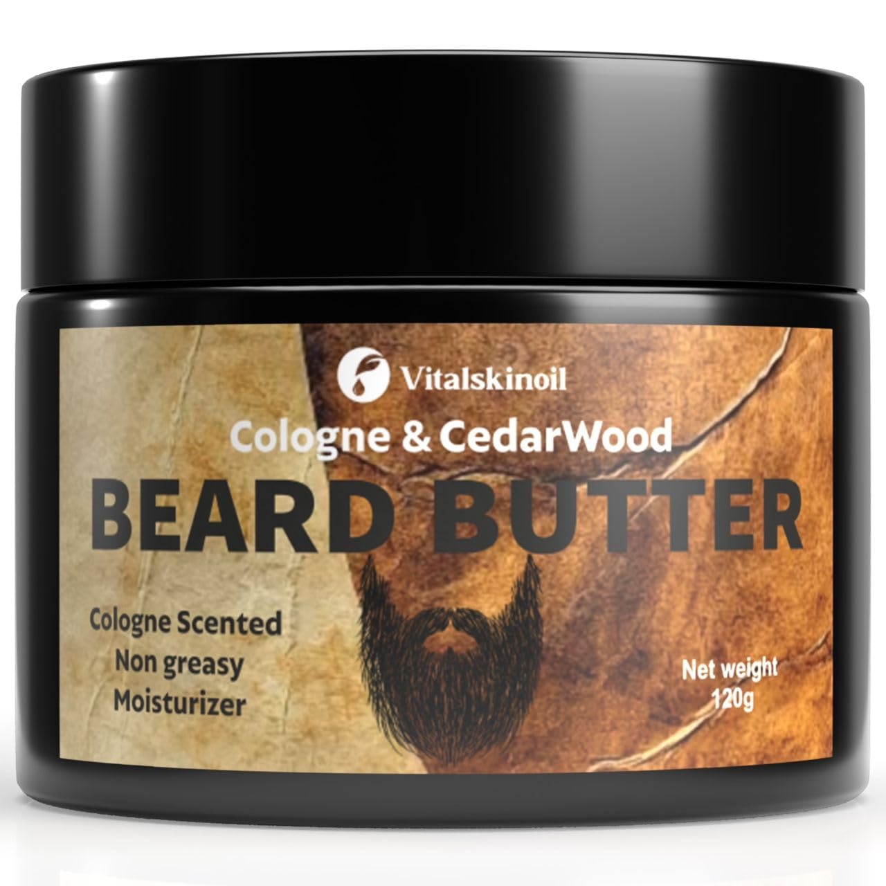 Beard Butter for Men, Cologne Scent, Non-Greasy Conditioning grooming Beauty and Personal Care VITALSKINOIL
