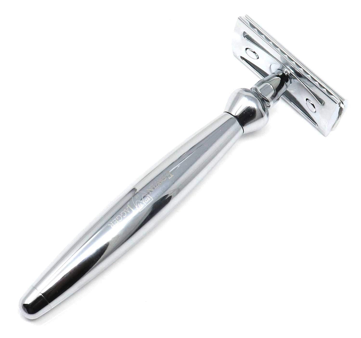 Edwin Jagger Bulbous De Razor - Safety Razor, Double Edge Razor Wet Shaving Razors … (Chrome) Beauty and Personal Care Edwin Jagger