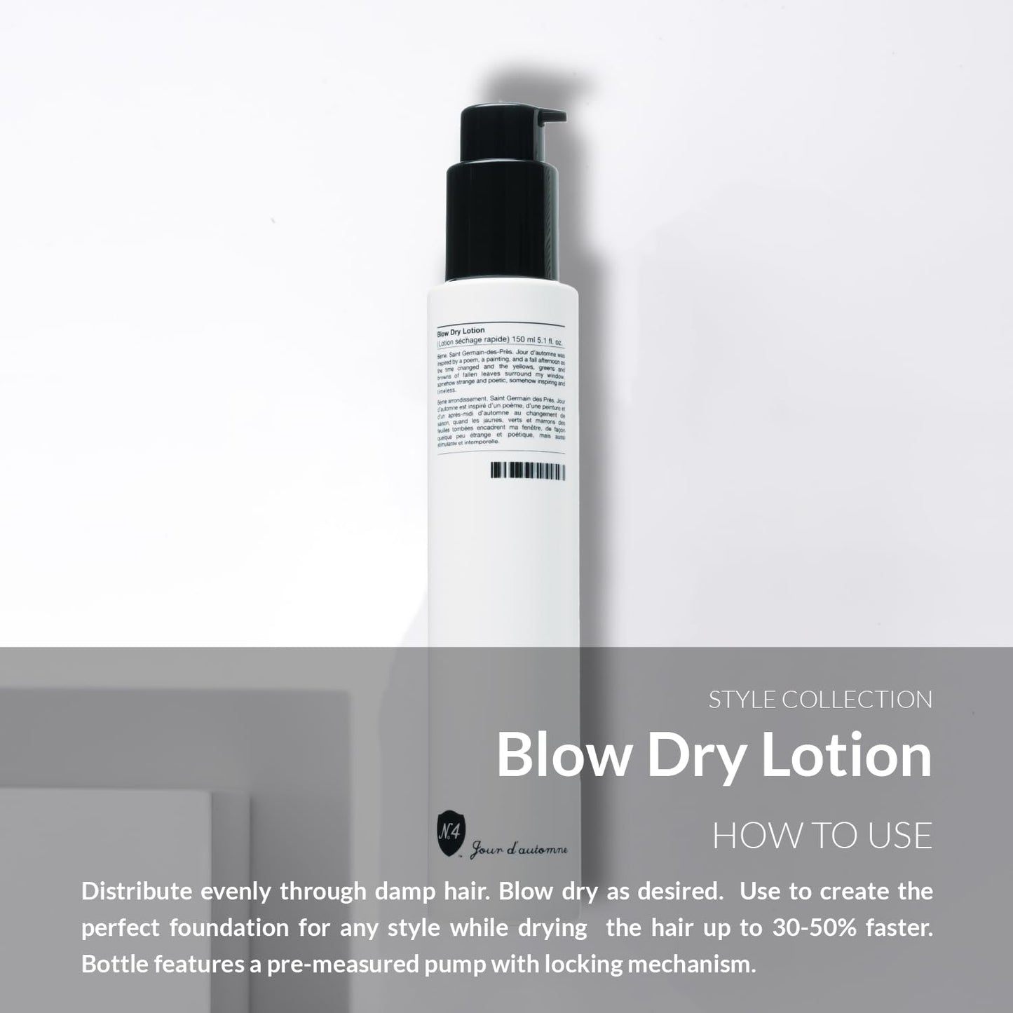 Number 4 Blow Dry Lotion. Hair Styling Cream with Thermal Protection, Reduces Blow Dry Time, Smooth Finish & Volume, Anti-Frizz, 5.1 oz Beauty & Personal Care Number 4