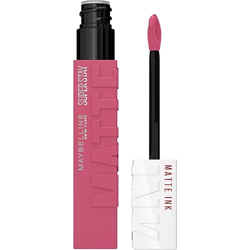 Maybelline Super Stay Matte Ink Liquid Lipstick Makeup, Long Lasting High Impact Color, Up to 16H Wear, Lover, Mauve Neutral, 1 Count, Packaging May Beauty & Personal Care MAYBELLINE