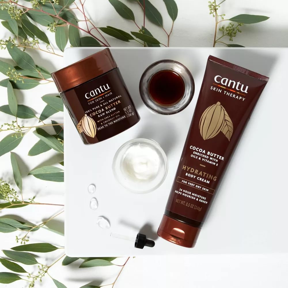 Cantu Skin Therapy Hydrating Raw Blends Body Butter Mango Butter Shea Butter and Coconut Oil, 5.5 Ounce Beauty & Personal Care Cantu