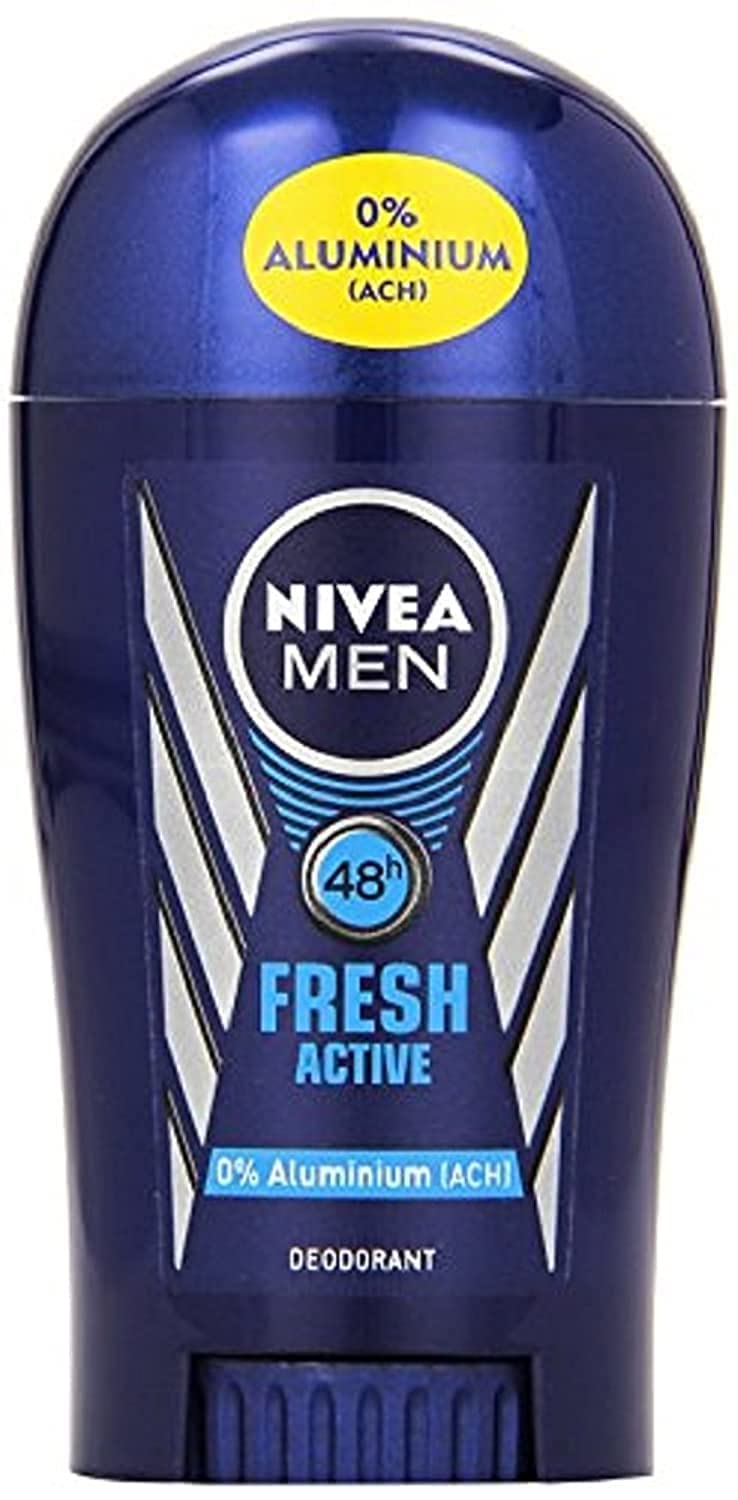 3x Nivea Fresh Active Deodorant Stick 0% Aluminium for Men (Pack of 3) Beauty & Personal Care NIVEA MEN