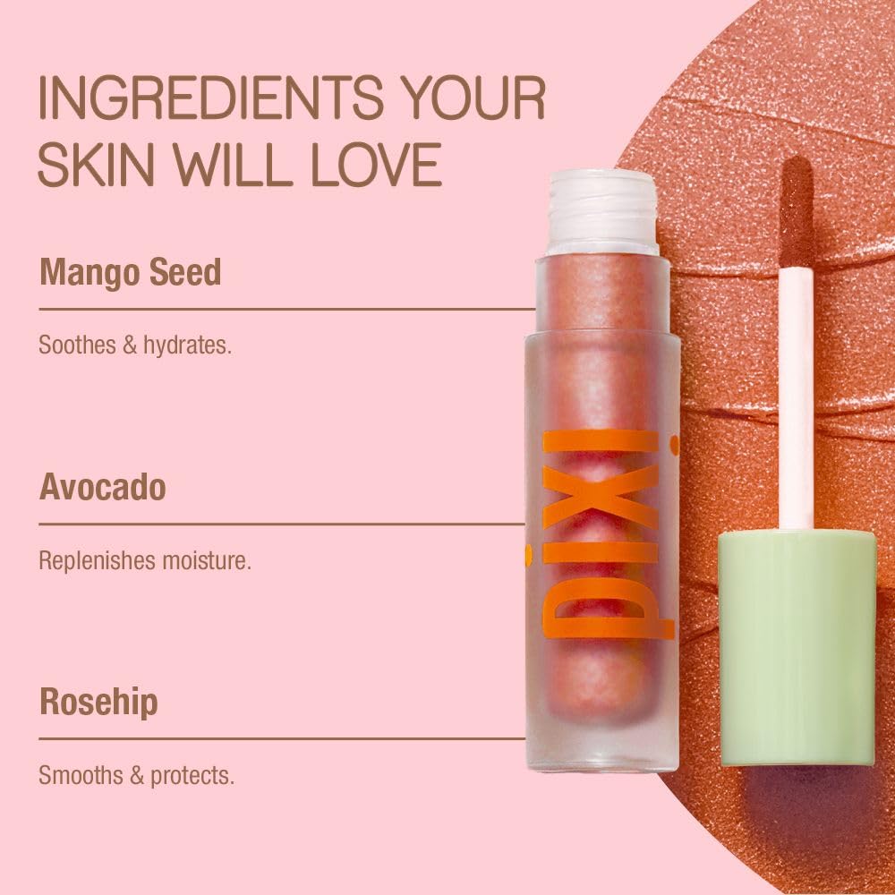 Pixi EyeLift Max Liquid EyeShadow | Long-Wearing, Crease-Free Color | Luminous & Soft-Focus Finish | With Avocado, Rosehip & Mango Seeds Extracts |