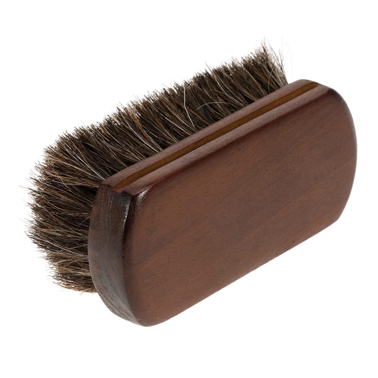 Angoily Horsehair Beard Brush for Men, Beard Straightener, Wood Handle Neck Duster Sweeping, Detangling Facial Hair, Soft Bristle for Home and Barber Beauty and Personal Care Angoily