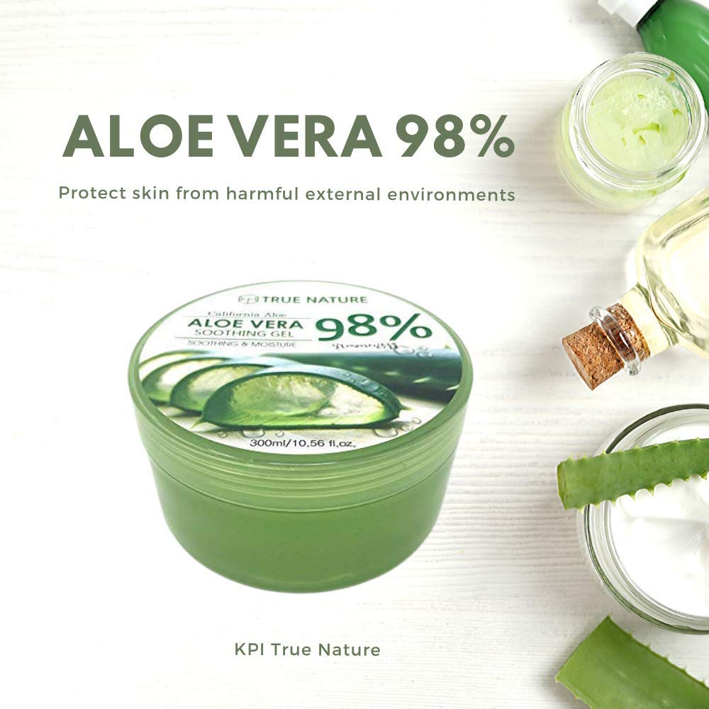 True Nature Soothing & Moisture 98% Aloe Vera Gel face moisturizer body aloe vera gel Beauty & Personal Care CUROFIT