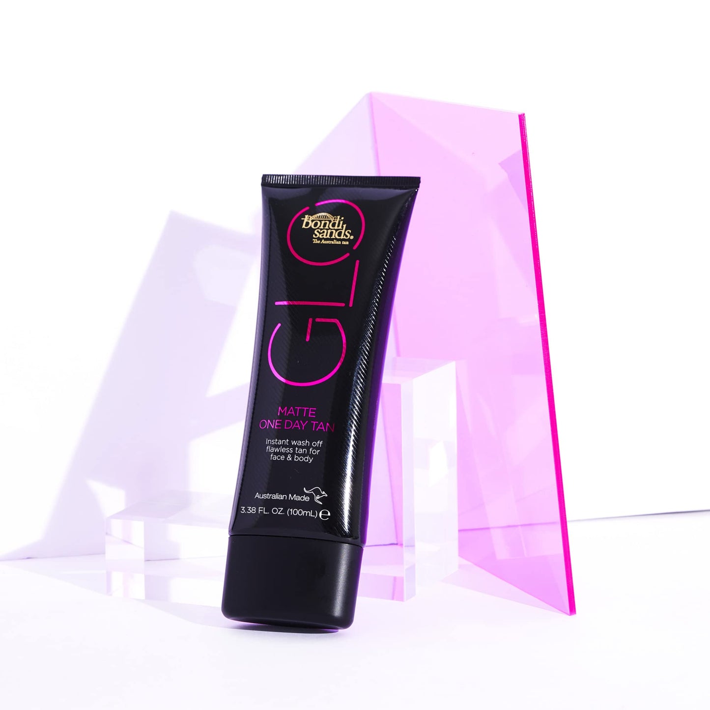 Bondi Sands GLO Matte One Day Tan | Instantly Provides a Flawless Bronze Finish for Face & Body | Transfer and Water Resistant | 100 ml/3.38 Oz Beauty & Personal Care Bondi Sands