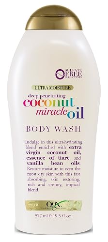 Ogx Body Wash Coconut Oil Miracle 19.5 Ounce (577ml) (6 Pack) Beauty & Personal Care OGX