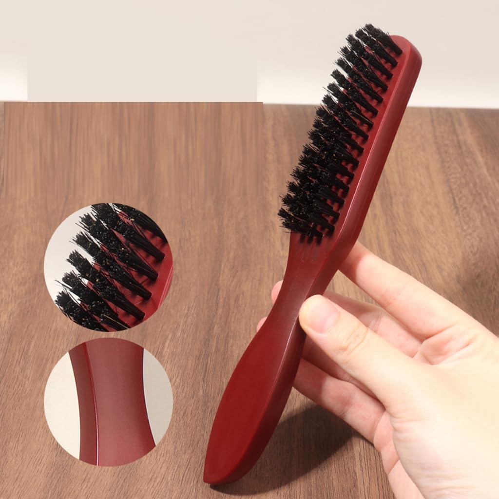 Boar Bristle Beard Brush Practical Hair Beard Brush Man Bristle Brush Beard Shaving Brush Mustache Brush For Beard Care Beauty and Personal Care Vdaxvme