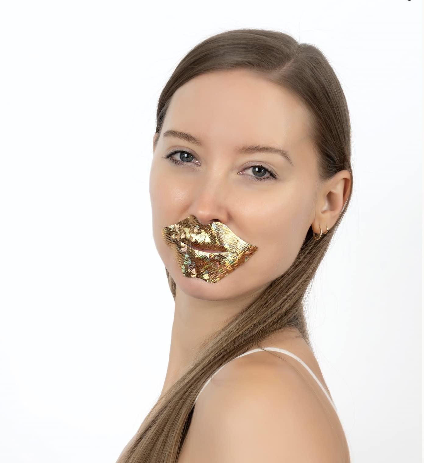 MISS SPA Lip Mask, Hydrating & Soothing Lip Mask, Gold Hydrogel Lip Treatment Mask, Moisturizing Anti-Aging Anti Wrinkle, Stay in Place, Skin Care Beauty & Personal Care MISS SPA