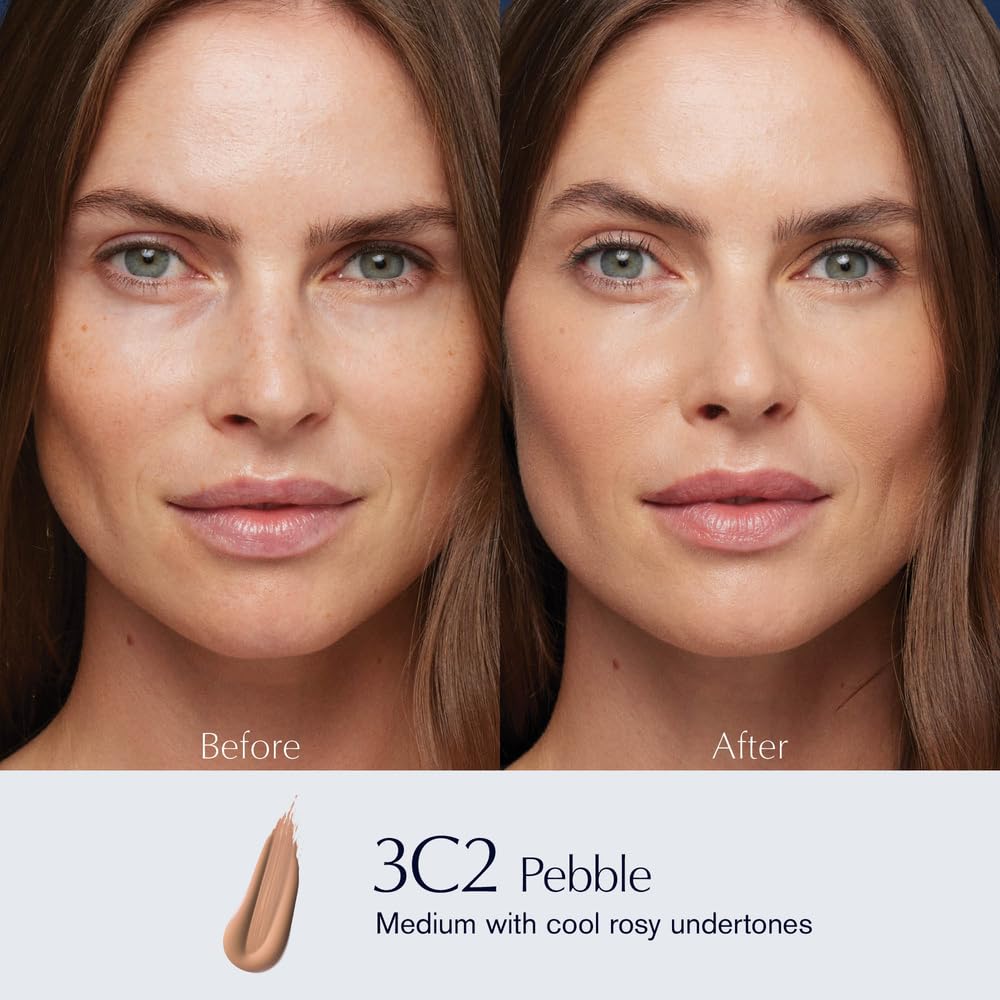 Estée Lauder Double Wear Stay-in-Place 24-Hour Long-Wear Matte Foundation Makeup, 1 Fl Oz, 3C2 Pebble Beauty & Personal Care Estée Lauder