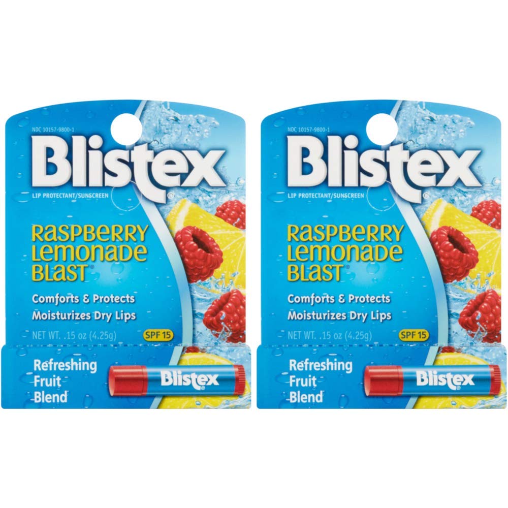 Blistex Raspberry Lemonade Blast Lip Balm, 0.15 Ounces each - (Value Pack of 2) Beauty and Personal Care Blistex