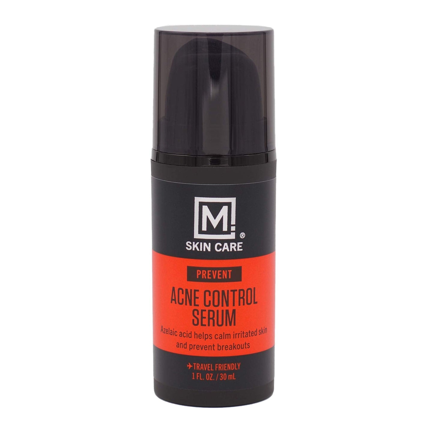 M. Skin Care Prevent Acne Control Facial Serum for Men, Azelaic Acid, Soothing Aloe Leaf Juice, Cruelty Free Beauty & Personal Care M Skin Care