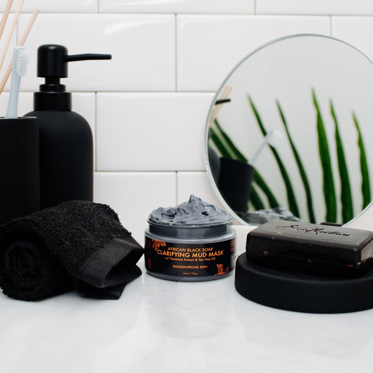 SheaMoisture African Black Soap Problem Skin Facial Mask, 4 Ounce Beauty & Personal Care SheaMoisture