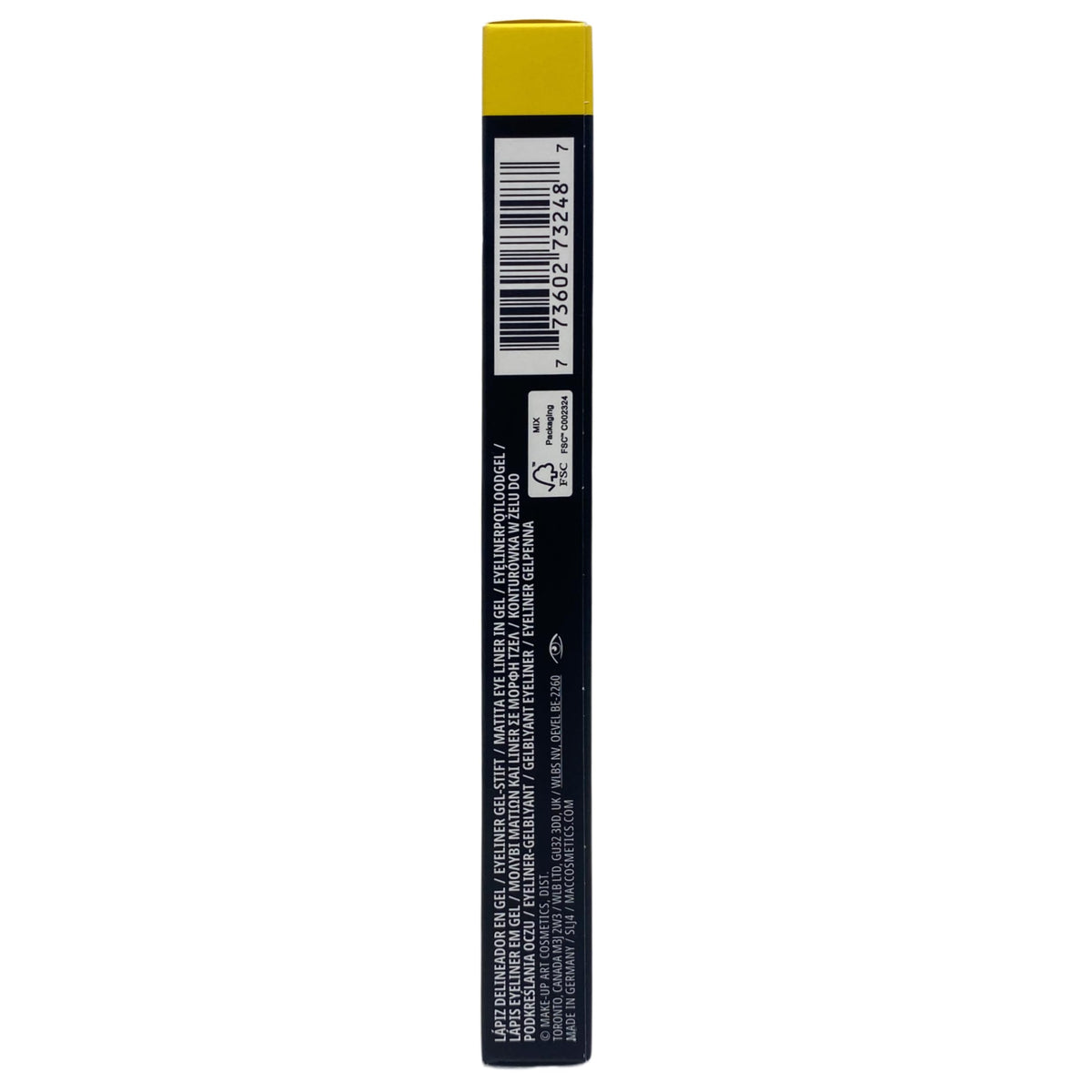 MAC M·A·C Cosmetics Colour Excess Gel Pencil Eye Liner - B-A-N-A-N-A-S (warm bright yellow) .01 oz / .35 g