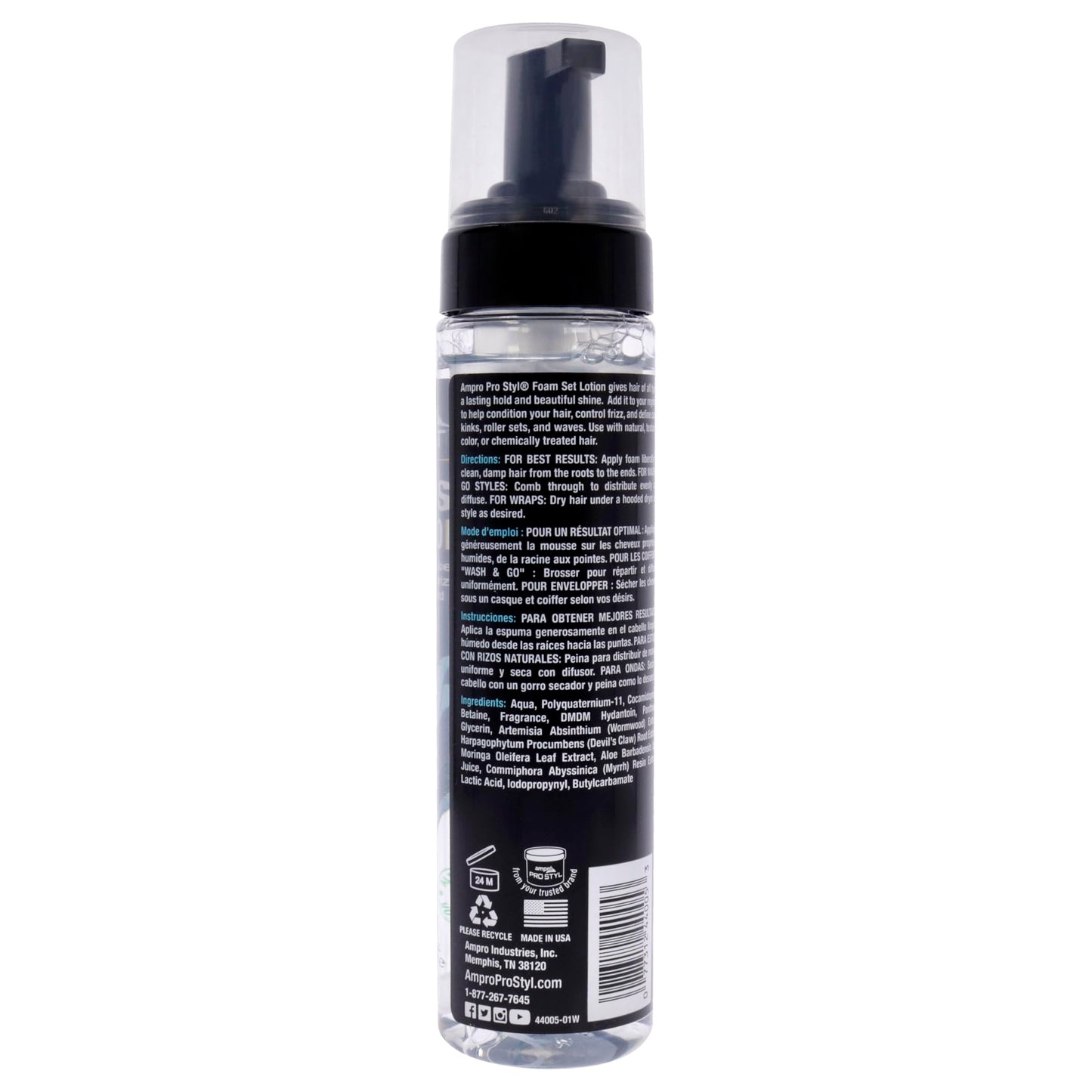 Ampro Pro Styl Styling Gel - Enriched with Aloe and African Extracts - Provides Strong Hold on All Hair Types - Perfect for Natural Tresses Beauty & Personal Care AMPRO