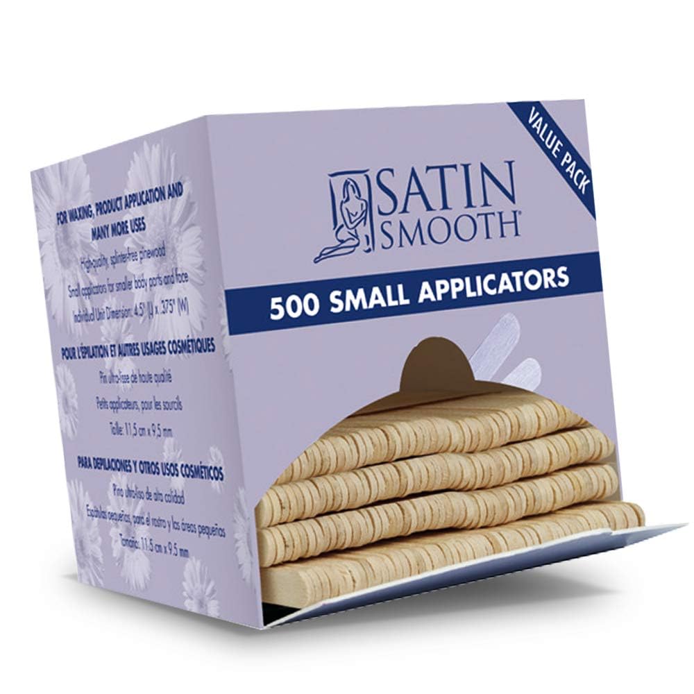 Satin Smooth Hair Waxing Small Applicators, 500 count Beauty and Personal Care SATIN SMOOTH