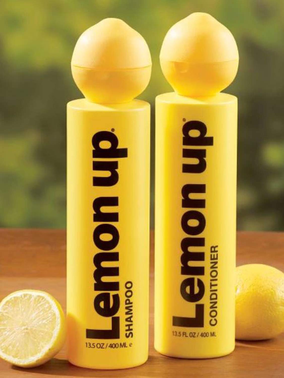 L E M O N Limited Edition Lemon Scented Hair Care Shampoo & Conditioner Set, Hydrating, Helps Control Oil and Add Shine to Dry Hair, 13.5 oz Bottles Beauty & Personal Care L E M O N