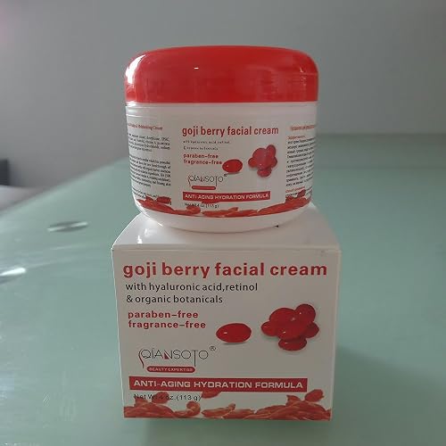 Goji Berry Anti Aging Hydration & Nourishing Face Facial Cream(4oz, 113g), Anti Wrinkles & Moisturizing Facial Cream Beauty & Personal Care MK