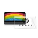 Kraze FX Dome Stroke - Bright Rainbow (25 gm), Professional 1-Stroke Split Cake, Hypoallergenic, Non-Toxic, Water Activated Face & Body Painting Beauty & Personal Care Kraze FX