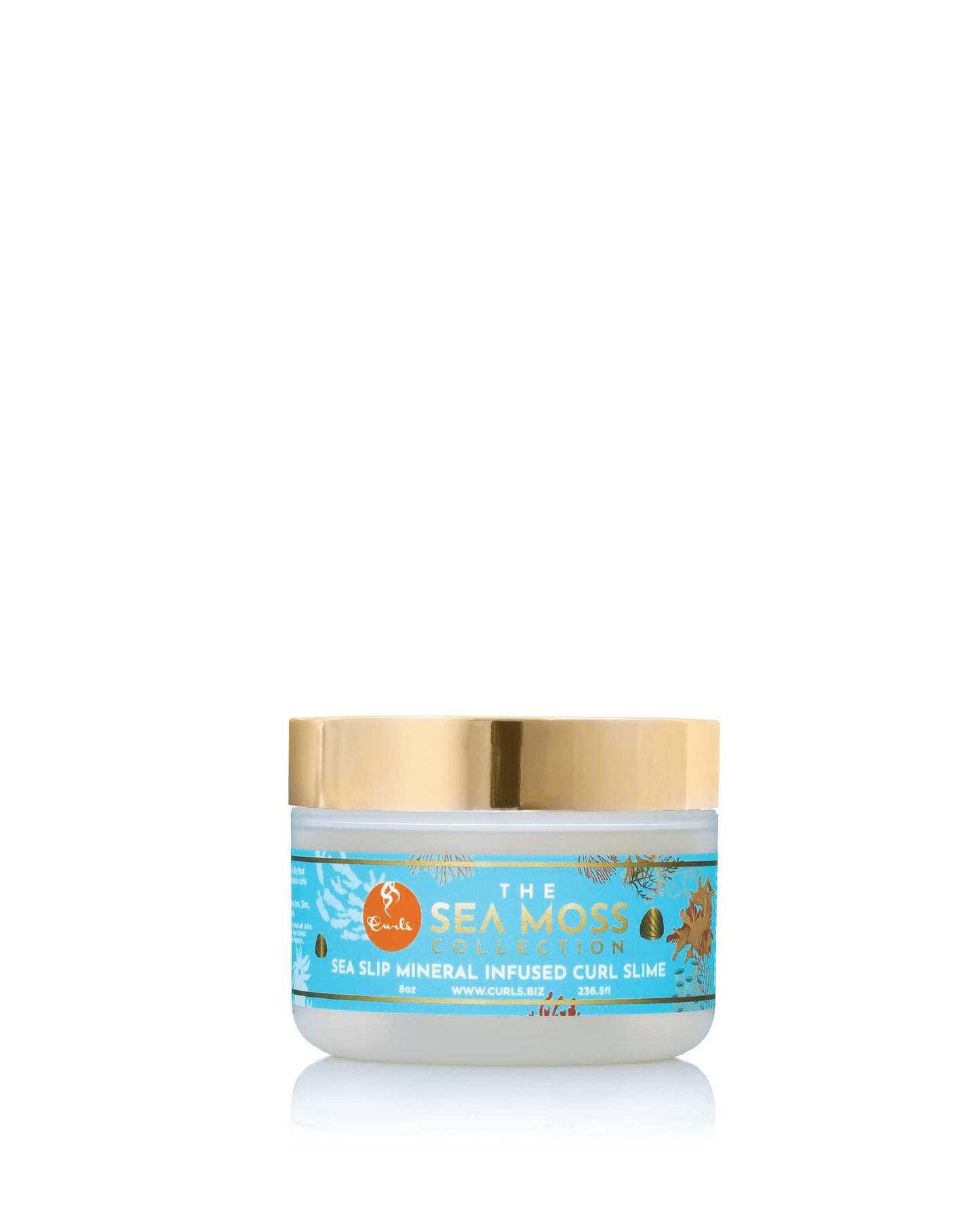 Curls Sea Moss Mineral Infused Slime Hair Jelly - Promotes Healthy Growth, Protects from Styling Damage, Delivers Shiny, Defined, Hydrated Hair - 8oz Beauty & Personal Care Curls