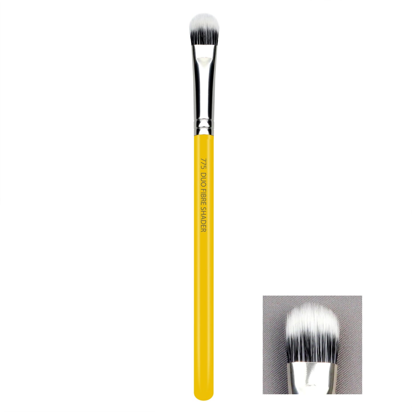 Bdellium Tools Professional Makeup Brush - Studio Series 775 Duo Fiber Shader - With Soft Synthetic Fibers, For Shading (Yellow, 1pc) Beauty & Personal Care BDELLIUM TOOLS