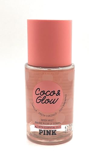 Victoria's Secret Pink Coco & Glow Scented Mist Women's Travel Size 2.5 Fluid Ounce Spray Beauty & Personal Care Victoria's Secret