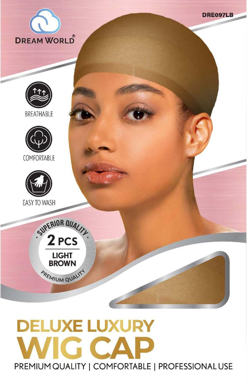 Dream Deluxe Wig Cap Black 0097blk Superor Quality 2 Pieces Beauty and Personal Care Dream