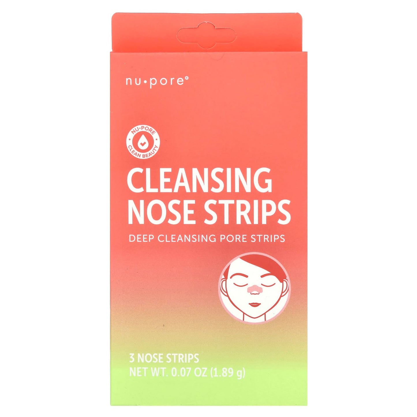 Nose Cleansing Strips - for Instantly Fresh Clean Pores, 3 Strips,(Nupore) Beauty & Personal Care nu-pore
