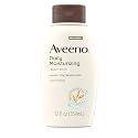 Aveeno Daily Moisturizing Body Wash with Soothing Oat, Creamy Shower Gel, Soap-Free and Dye-Free, Light Fragrance, 12 fl. oz (Pack of 4) Beauty & Personal Care Aveeno
