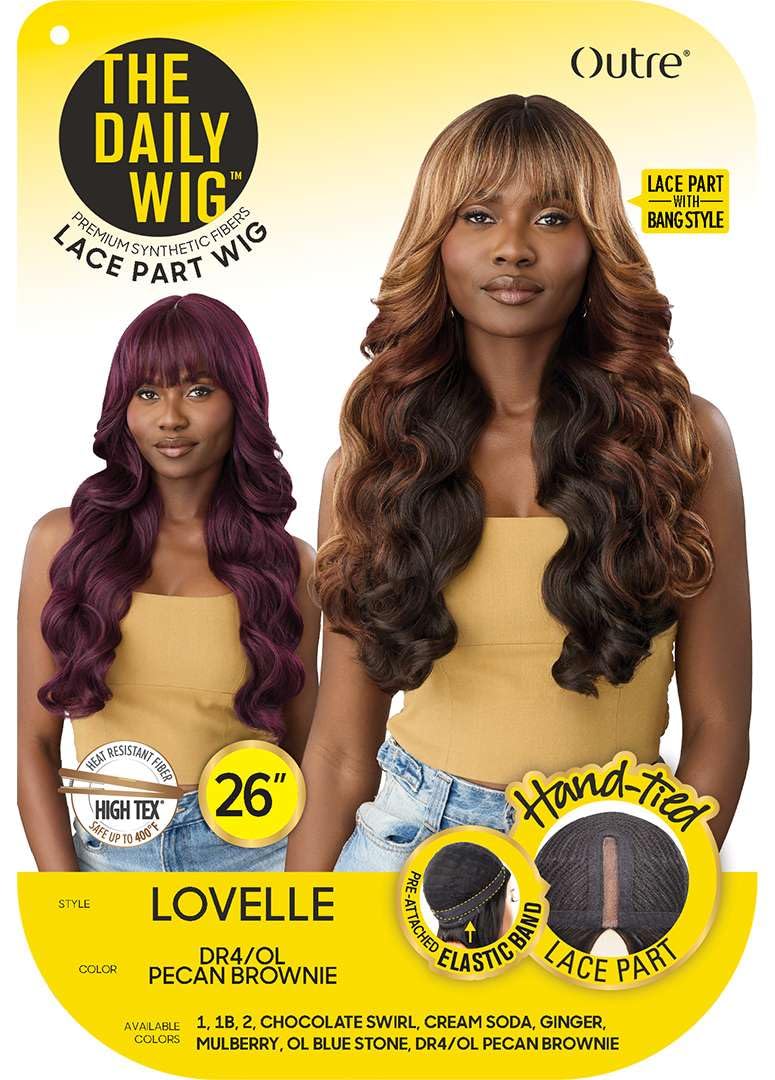 Outre The Daily Wig - Lace Part Wig - Lovelle (OFF BLACK 1B)