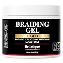 BELLATIQUE GOLD Braiding Gel Maximum Hold for LOC & Twist - No Flaking, No Whitening, Fast Drying, High Shine, Cool & Refreshing, Long Lasting Hold Beauty & Personal Care BELLATIQUE