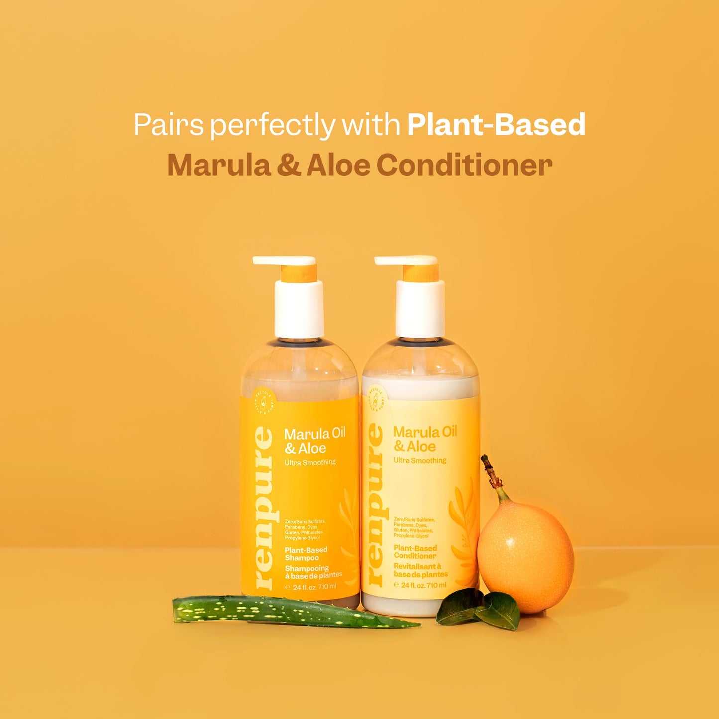 Renpure, Shampoo Marula Oil Aloe, 24 Fl Oz Beauty & Personal Care RENPURE